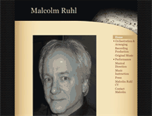 Tablet Screenshot of malcolmruhl.com